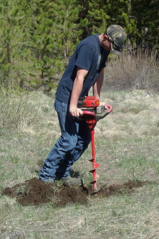 auger for planting seedlings